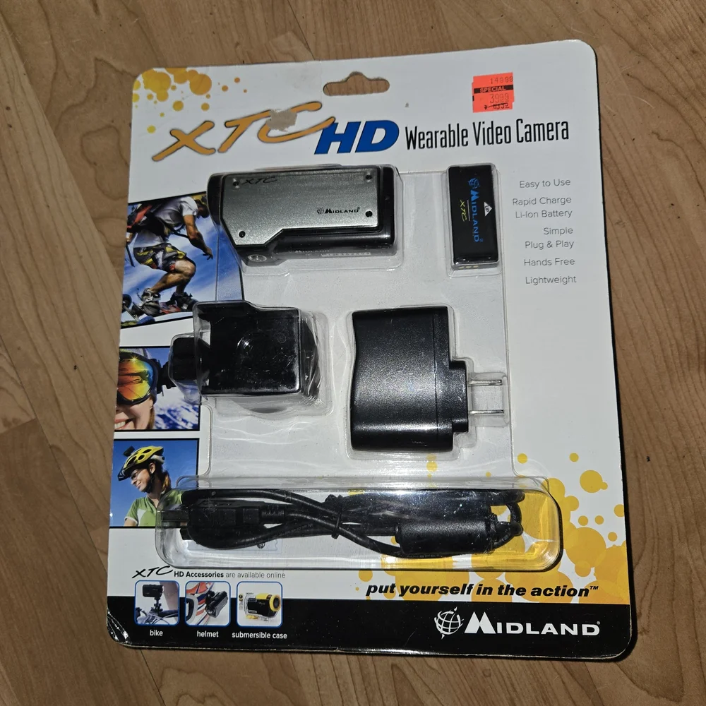 Midland XTC HD Wearable Video Camera - Silver